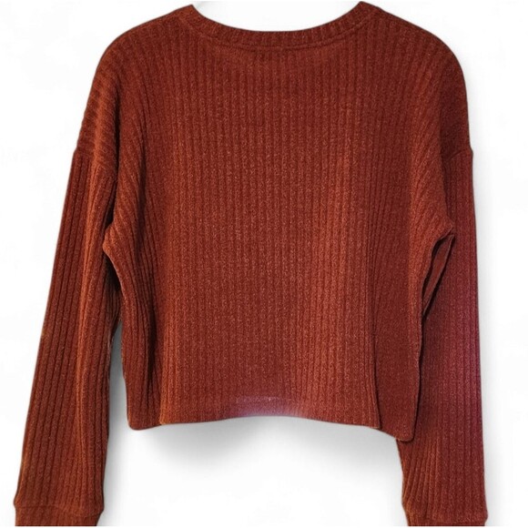 Aritzia Wilfred Free Rudco longsleeve burnt orange S - Picture 5 of 7